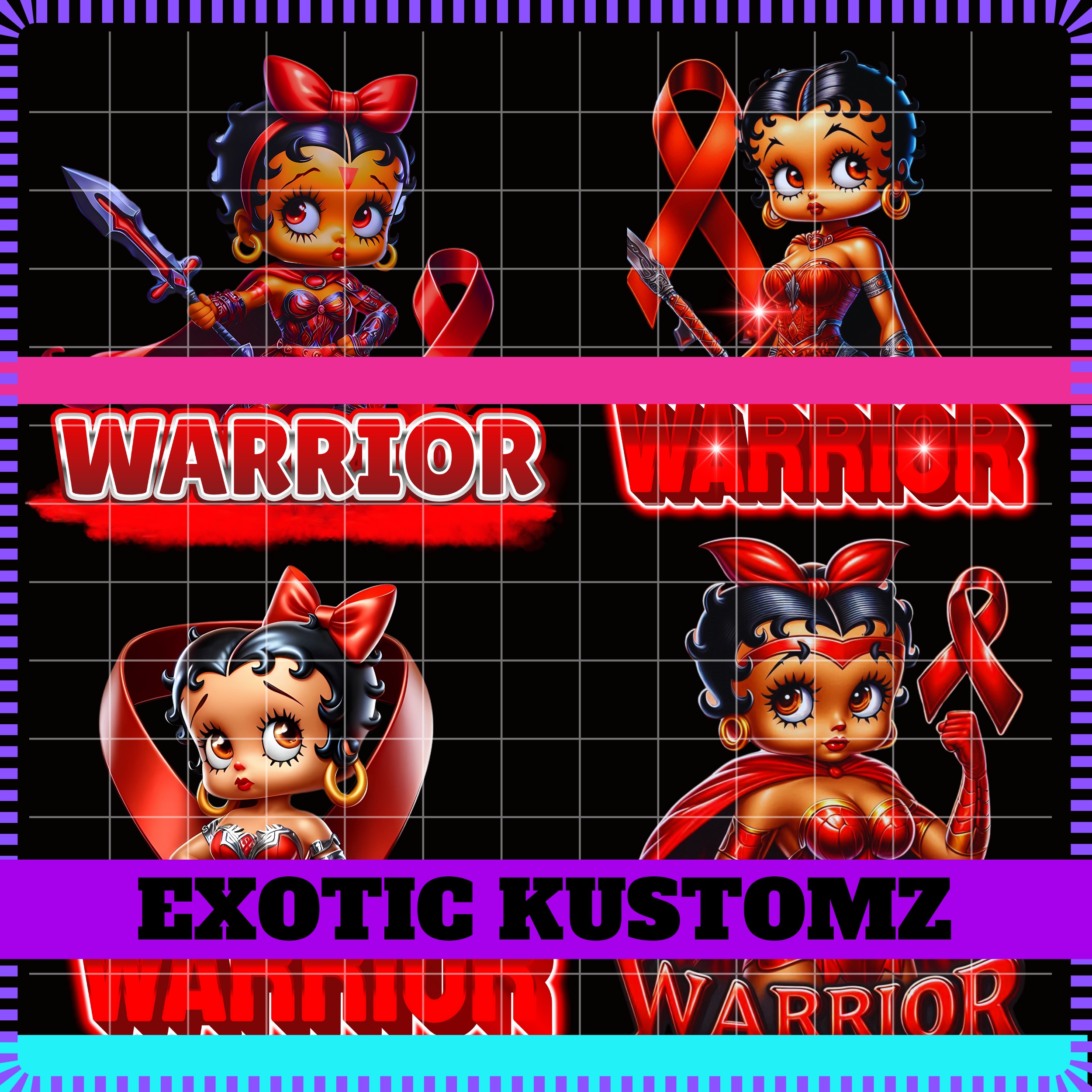 REDWARRIORBB 12 PNG DESIGN BUNDLE