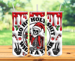 Christmas Skeleton Tumbler