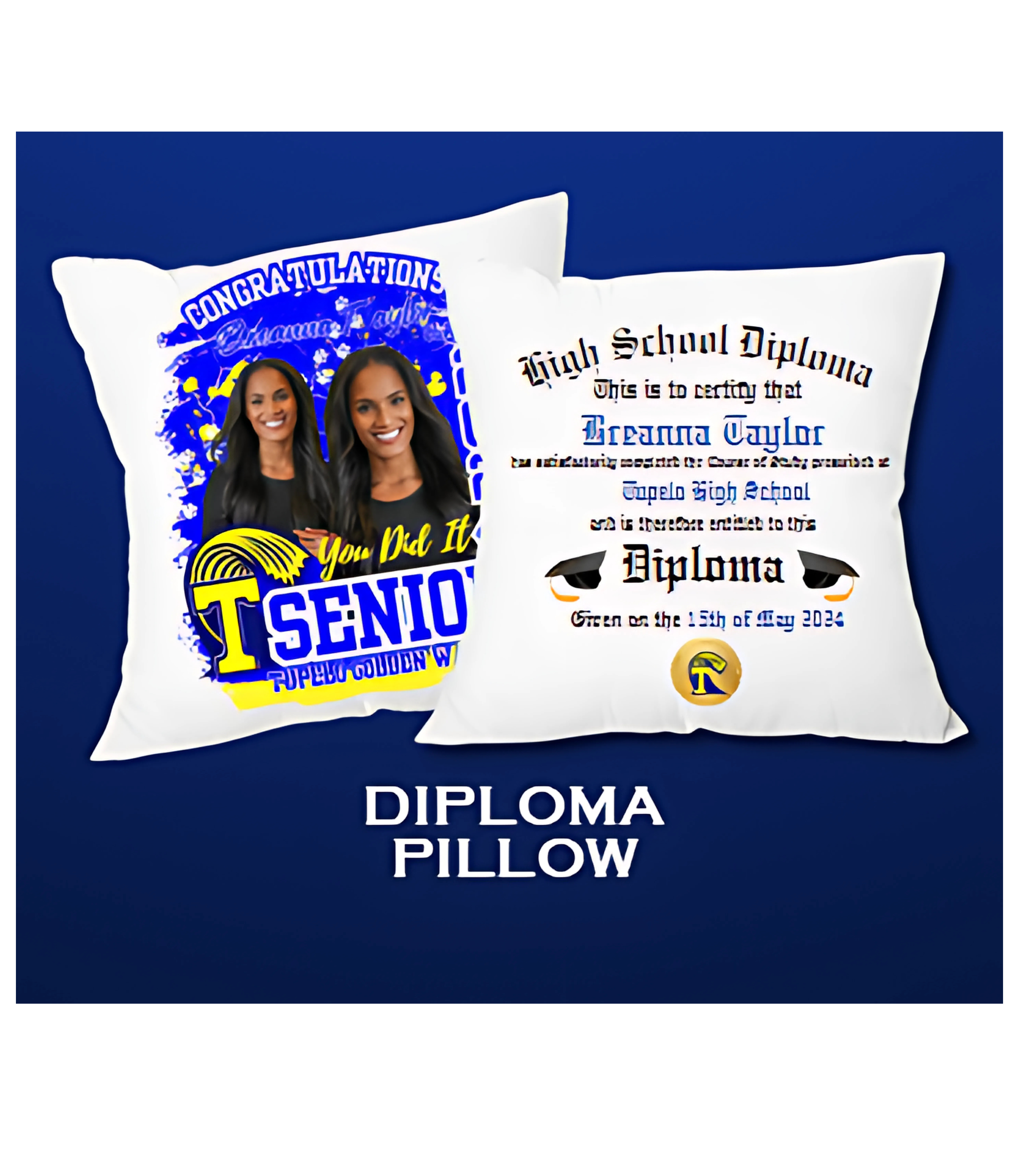 Graduation Diploma Pillow