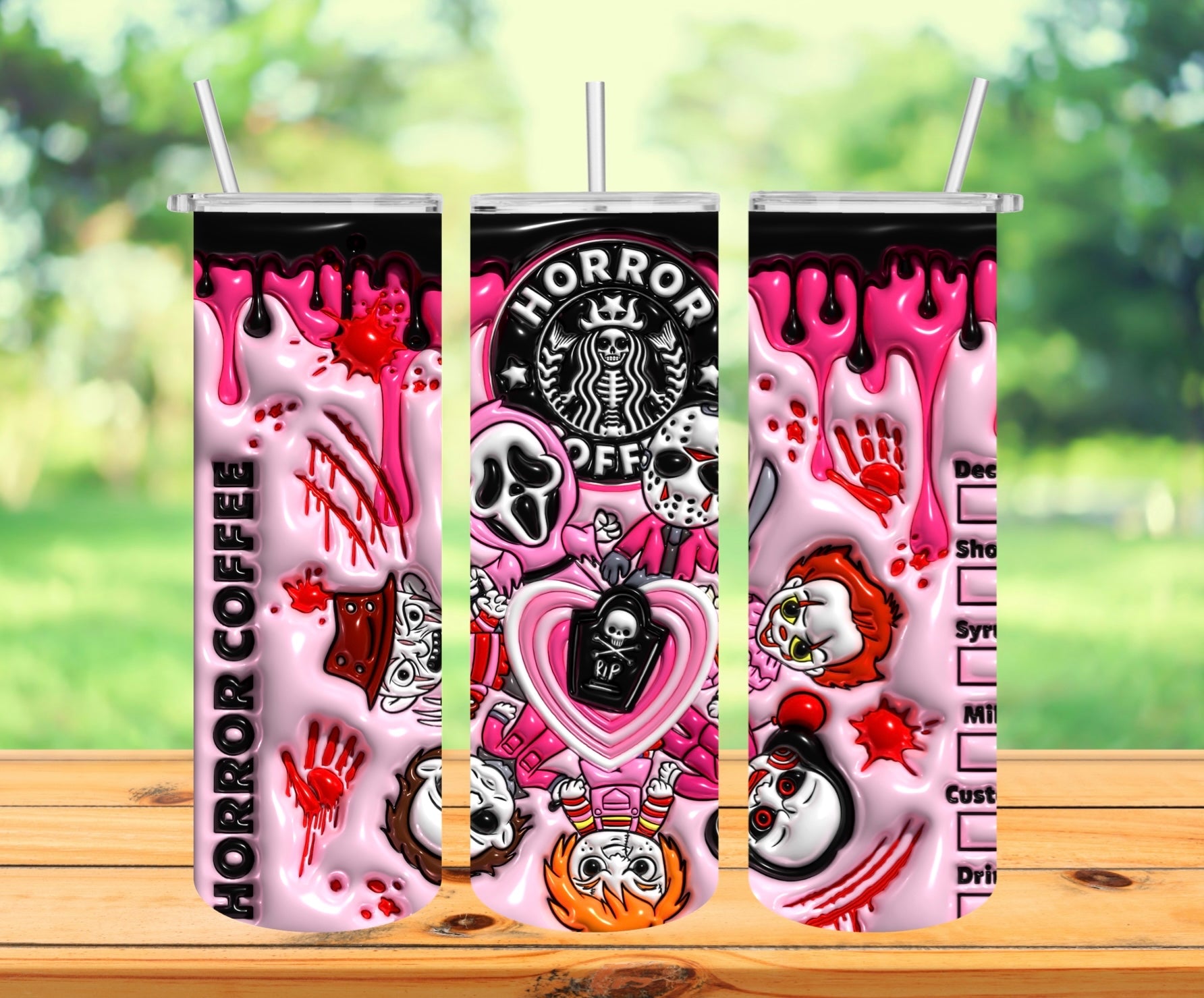 Halloween horror Coffee Tumbler