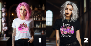 Breast Cancer Awareness and Cure Cancer Tees