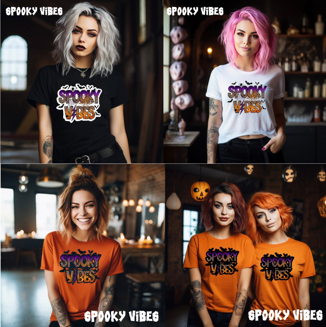 Halloween Spooky Vibes Tee